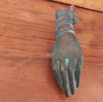 Metal door handle
