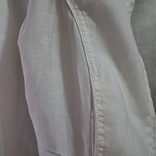 Crop jacket Stradivarius NoM linen type with 3/4 sleeve like new, white