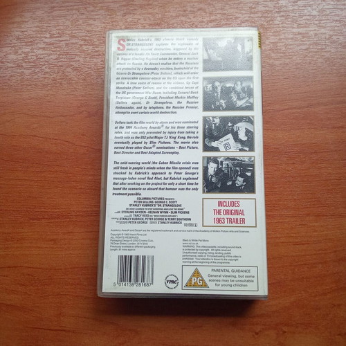 Dr Strangelove VHS collectible used, 1980s Stanley Kubrick
