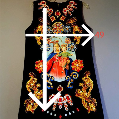 Impressive dress with beads and pearls new, size L