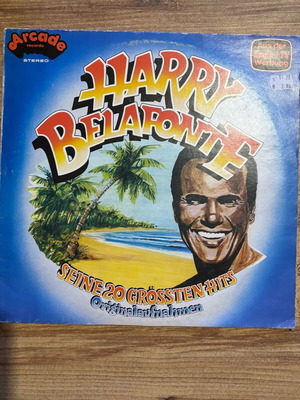 Harry Belafonte 20 Greatest Hits vinyl used, folk