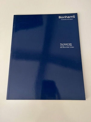 Κατάλογος Bonhams Greek Art Auction 2002 σαν καινούργιο, συλλεκτική έκδοση