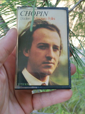 Chopin Etudes cassette tape Maurizio Pollini vintage ETERNA DDR