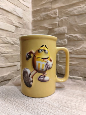 M&Ms mug new with embossed design