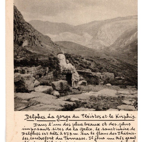 Old collectible postcards pack of 10, 1920, archaeological treasures