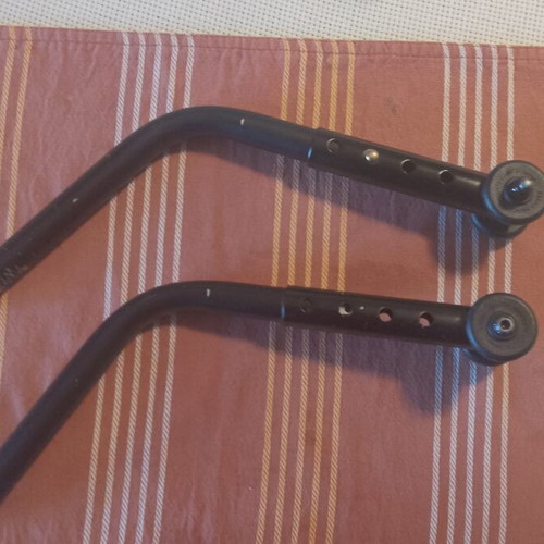Karma wheelchair metal auxiliary wheels like new, adjustable height