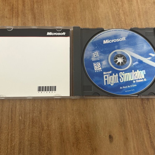 Microsoft Flight Simulator for Windows 95 CD used