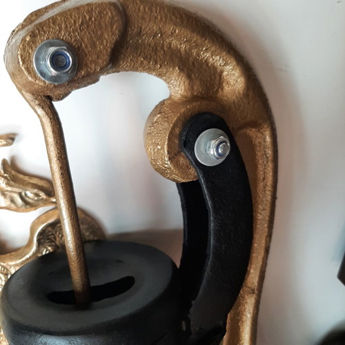 Old Hand Water Pump (Touloumpa) like new, restored vintage decoration