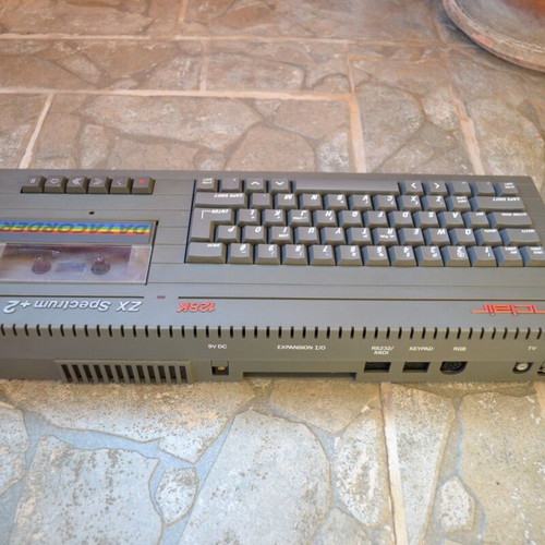 ZX Spectrum 128K+2 grey console