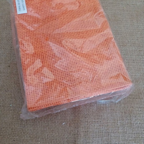 Baptism pouches new, pack of 100 orange straw 19x14cm
