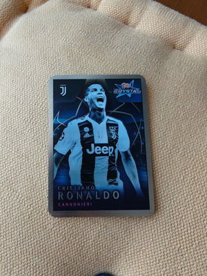 Cristiano Ronaldo Juventus 2018-19 Topps Crystal UCL Cannonieri No. 112 μεταχειρισμένο