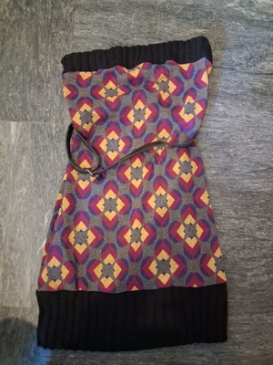 Bsb dress like new, multicolored with removable belt