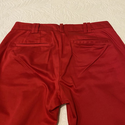 Mango slim fit pants red size XS like new