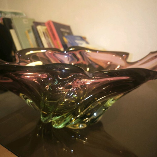 Murano Italy Vintage Large Basket Like New
