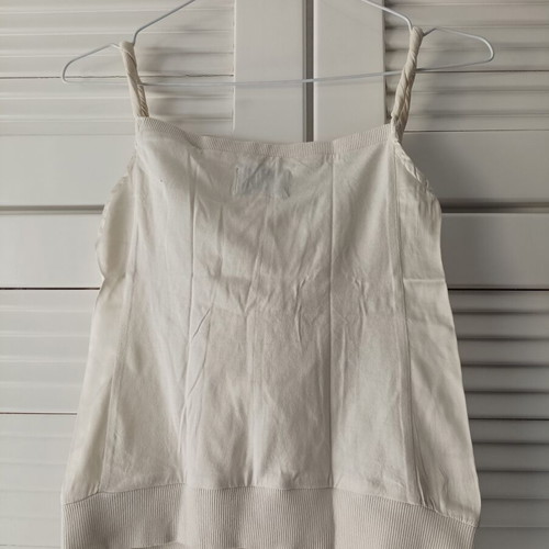 Miss Sixty top, cotton and silk, off-white