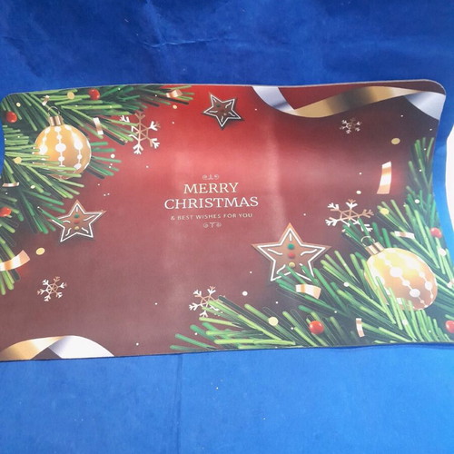 Christmas anti-slip mat new 55x38 cm