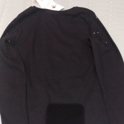 Girls' set new with rhinestones, 4 years 104cm, black Orchestra