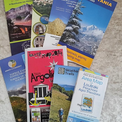 8 Maps of Greek Regions and Karditsa new package