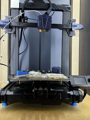 3d printer ANYCUBIC Kobra Go σαν καινούργιο με αναβαθμίσεις και αξεσουάρ