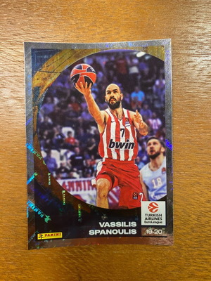 Vassilis Spanoulis Euroleague 2024-25 Panini card like new