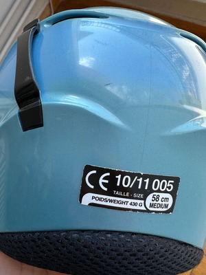 Kids ski helmet used for two seasons