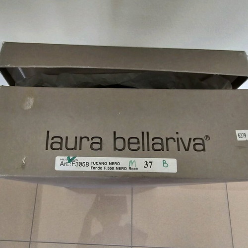 Laura Bellariva leather boots dark grey size 37