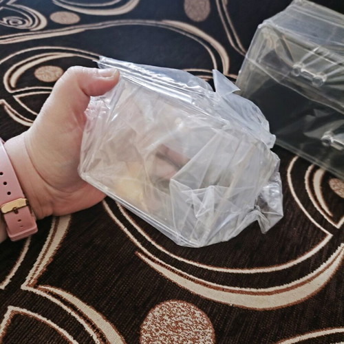 Set of 3 transparent jewelry boxes new with 3 drawers, 3 compartments and box