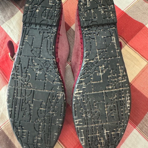 Flabelus Theresa Mary Jane ballet flats like new, cotton velvet, size 37.5