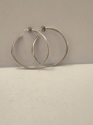 Onar silver 925 hoop earrings