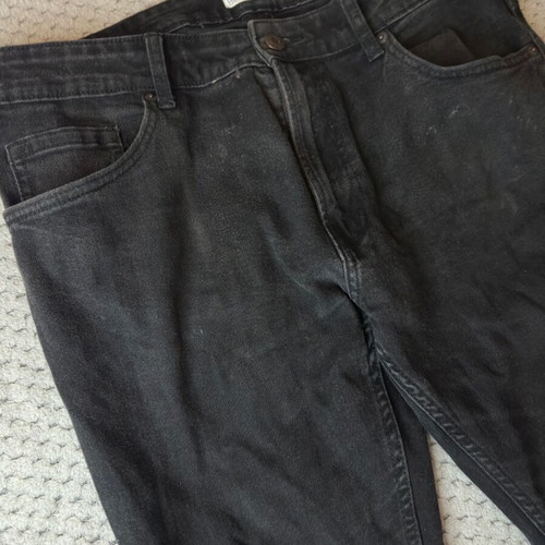 Bershka Black Denim Jeans Slim Fit Used