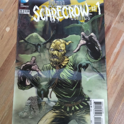 Detective Comics 23.3 New 52 Scarecrow 3D Cover like new