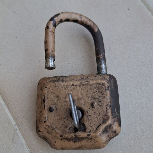 Old functional padlock