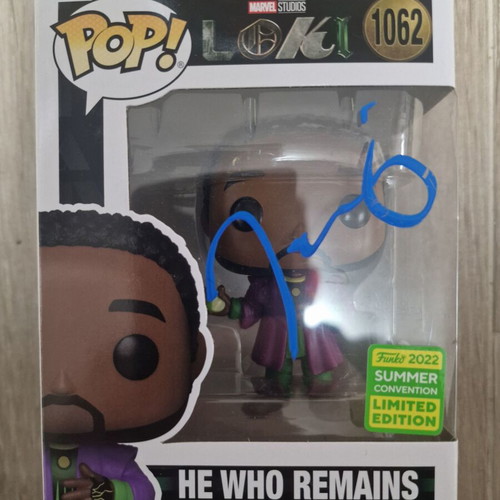 Funko Pop He Who Remains #1062 signed like new