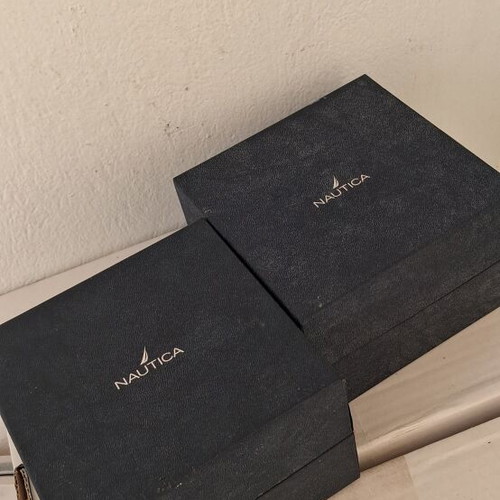 Nautica watch boxes used, set of two