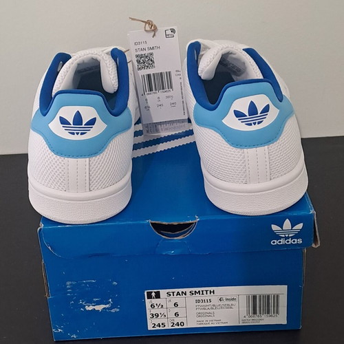 Adidas Originals Stan Smith Americana sneakers new size 39 white blue women's