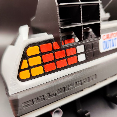 DeLorean 3D Printed Key Holder new, Back To The Future