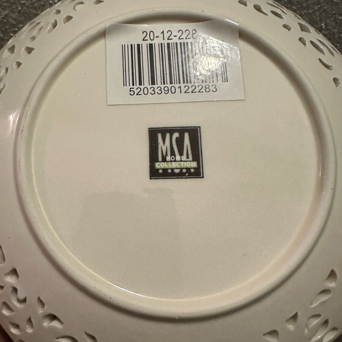 MSA Home Collection porcelain plates set of 8 new