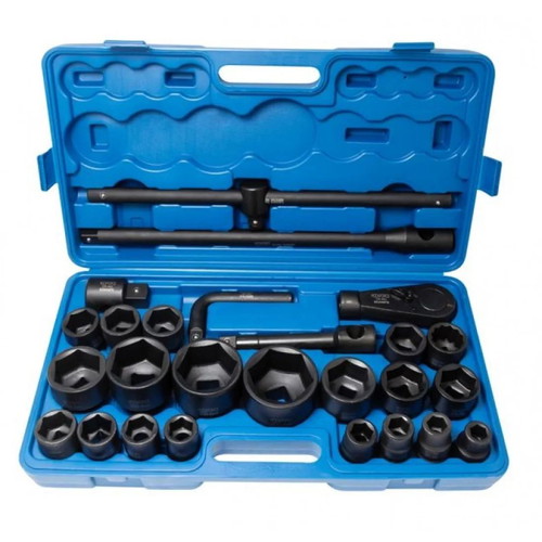 Rockforce Socket Set with 3/4 6-Point Impact Sockets 26 Pieces New