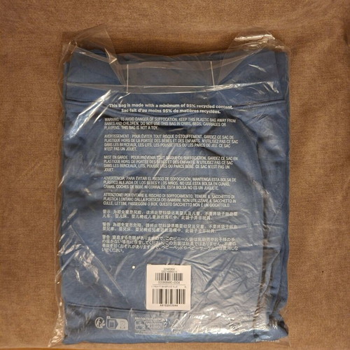 Gap hoodie new, blue, thin spring fabric, XL loose fit