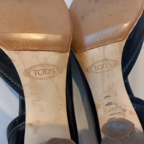 Tod's black pumps used, size 37