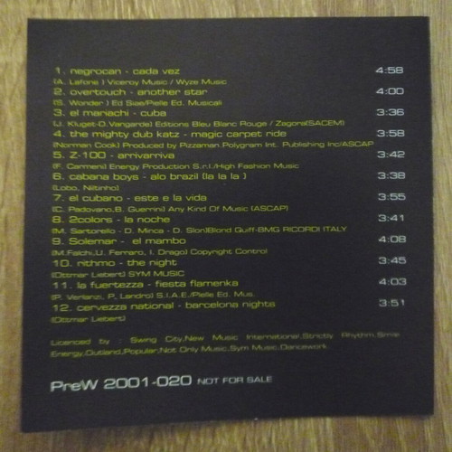 Latino by Nitro CD used, disc and covers only without case