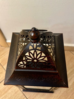 Bronze Floor Lantern like new