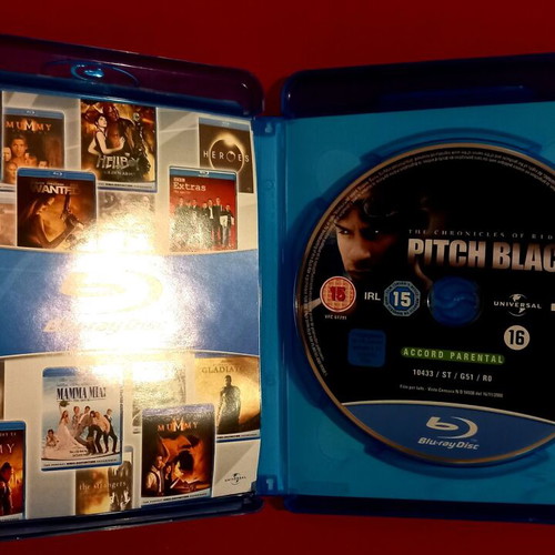 The Chronicles of Riddick Pitch Black Blu-ray used with Greek subtitles