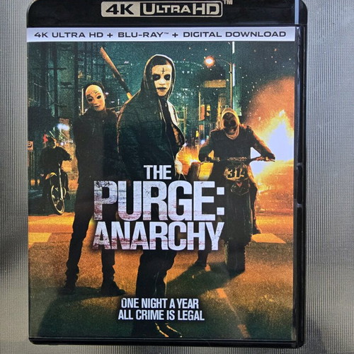 The Purge Anarchy Blu-Ray like new with Greek subtitles