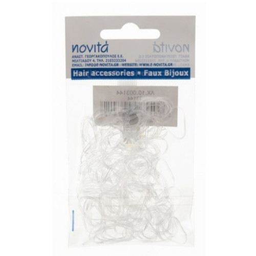 Small colorless hair elastics new