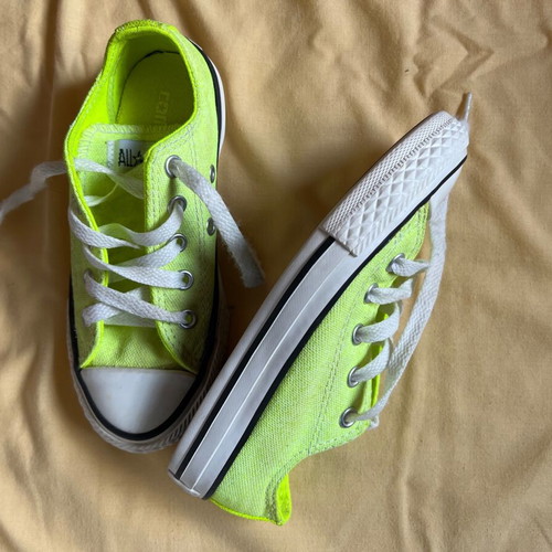 Παπούτσια Converse All Star μεταχειρισμένα, μέγεθος 28, πράσινα, unisex