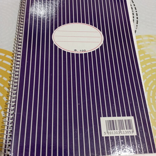 Skag spiral notebook blue lined, 100 sheets, B5 size