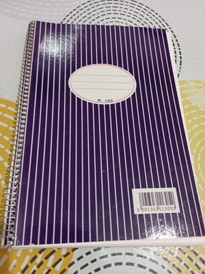 Skag spiral notebook blue lined, 100 sheets, B5 size