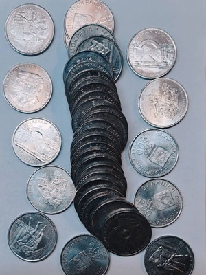 500 Drachma Coins Athens 2004 Olympics, like new, set of 37