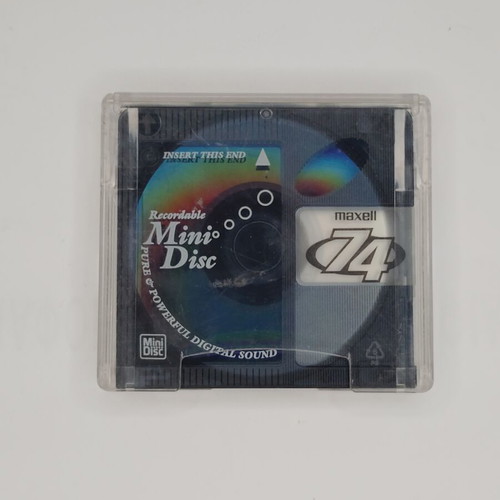 Maxell MD 74 Mini Disc used